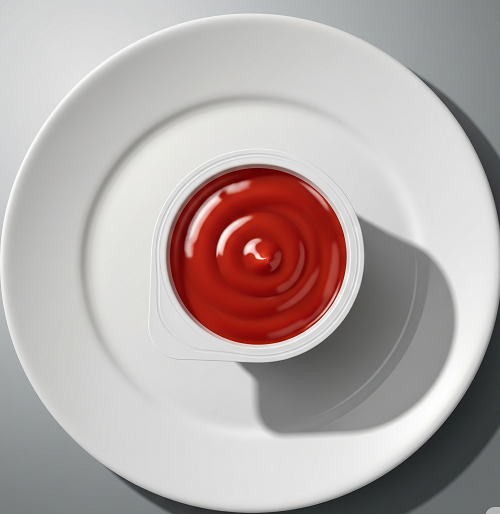 Pot Of Ketchup Sauce 