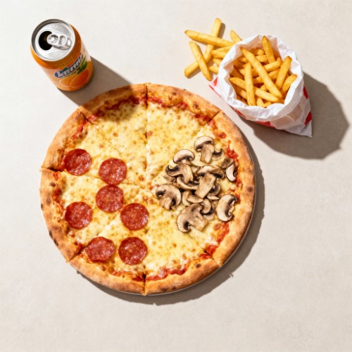 10" Pizza With Any 2 Toppings 