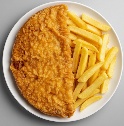 Half Pizza With Batter 