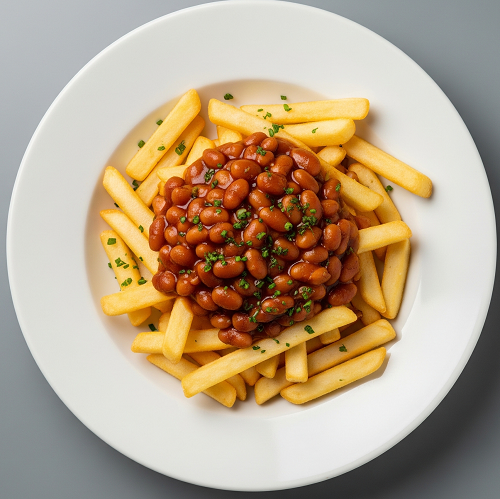 Chips , Cheese & Beans 