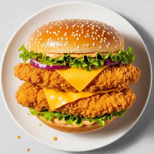 Double Chicken Fillet Burger 