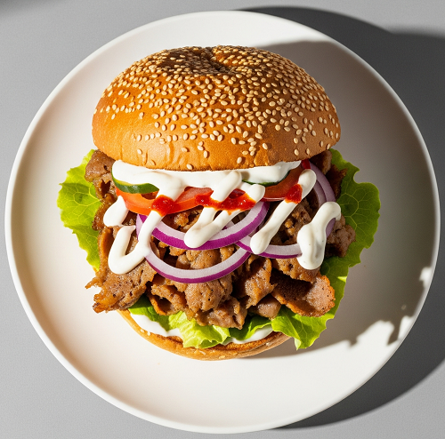 Turkish Style Doner Burger 