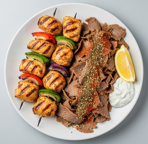 Chicken Shish & Doner Kebab 