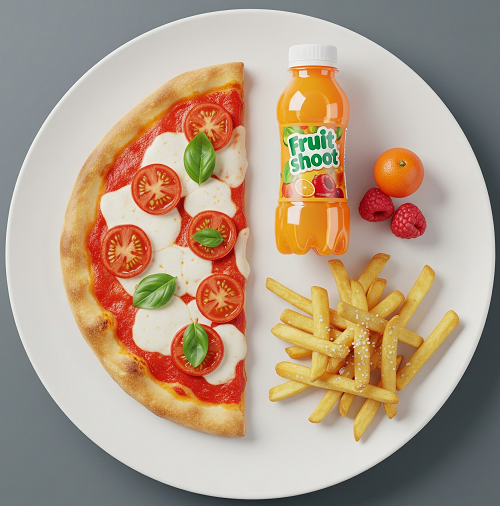 Kids Half Pizza Meal 